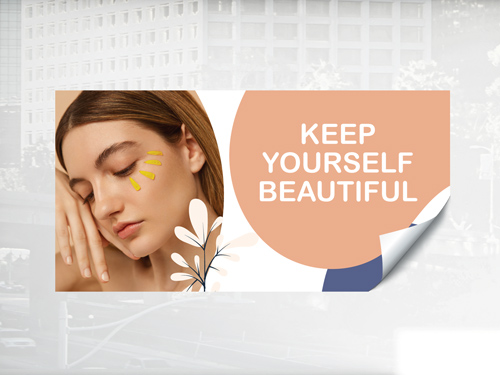 Opaque window decals covering a glass surface, featuring bold, full-color graphics ideal for privacy and high-impact storefront advertising.