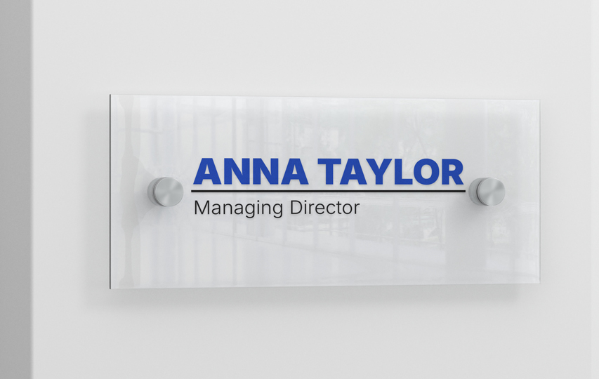 Acrylic Nameplate