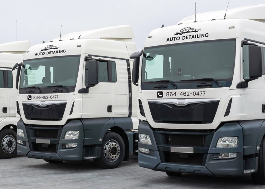 Auto Detailing Vehicle Lettering