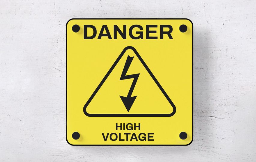 Danger Aluminum Sign