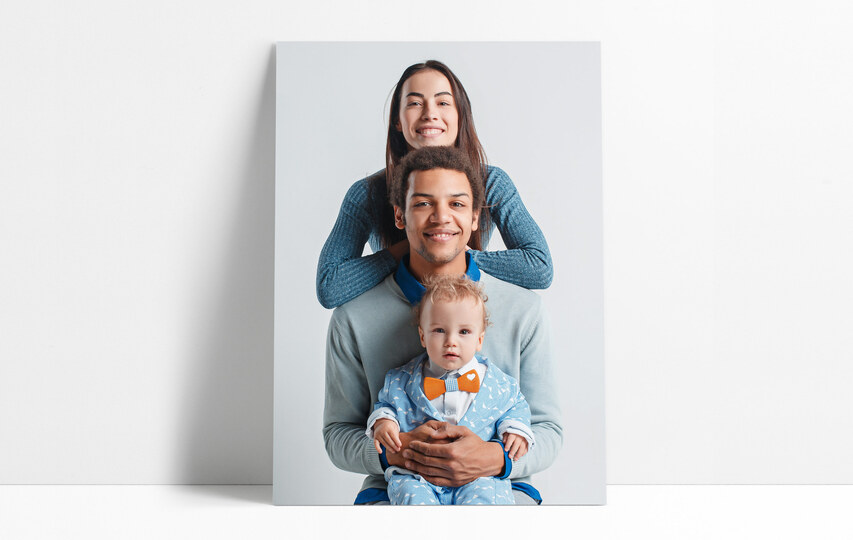 Family Portrait Dibond Sign