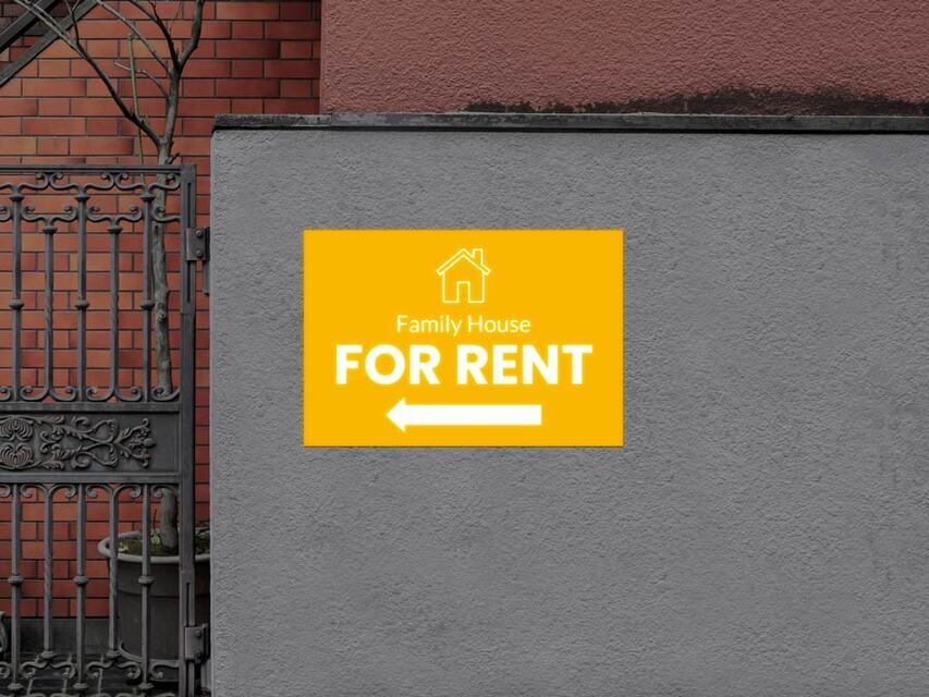 For Rent Reflective Stickers
