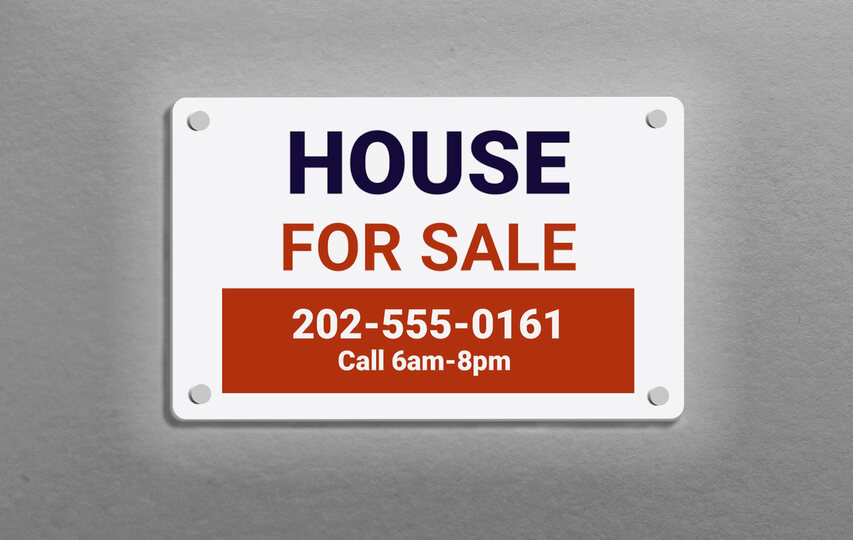 For Sale Reflective Aluminum Sign