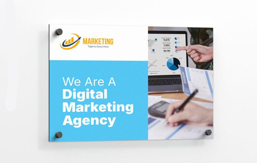 Marketing Agency Dibond Sign