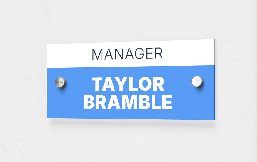 Nameplate Dibond Sign