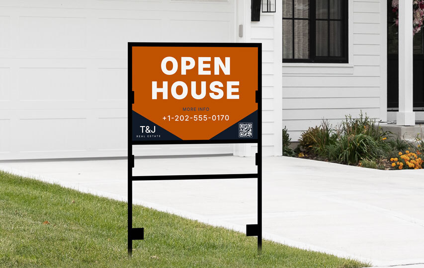 Orange Real Estate H Frame