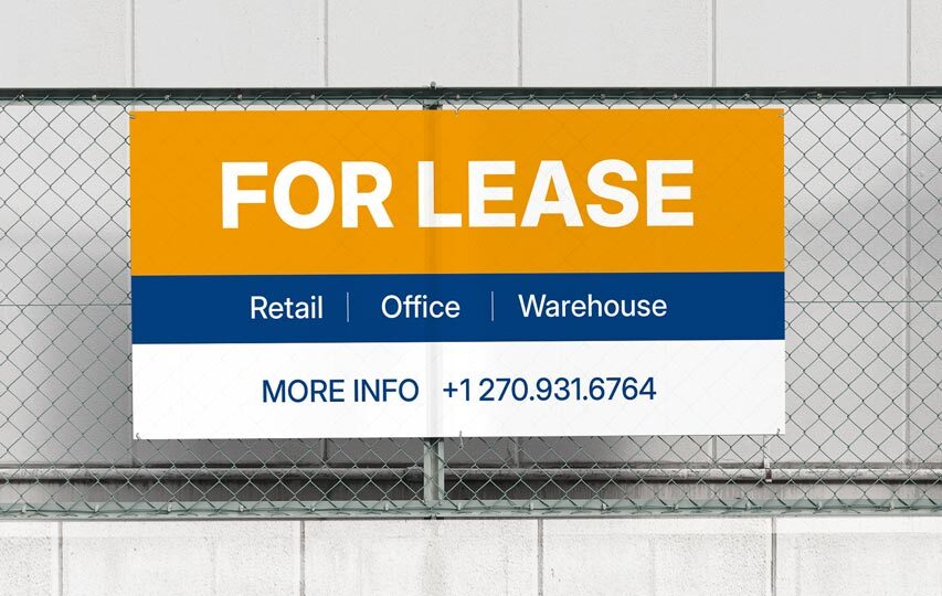 Real estate mesh banner
