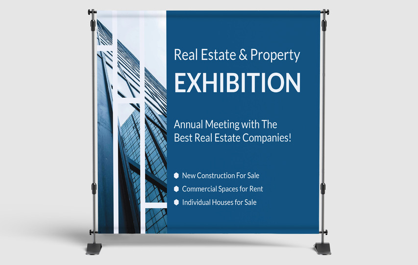 Real Estate Step And Repeat Banner
