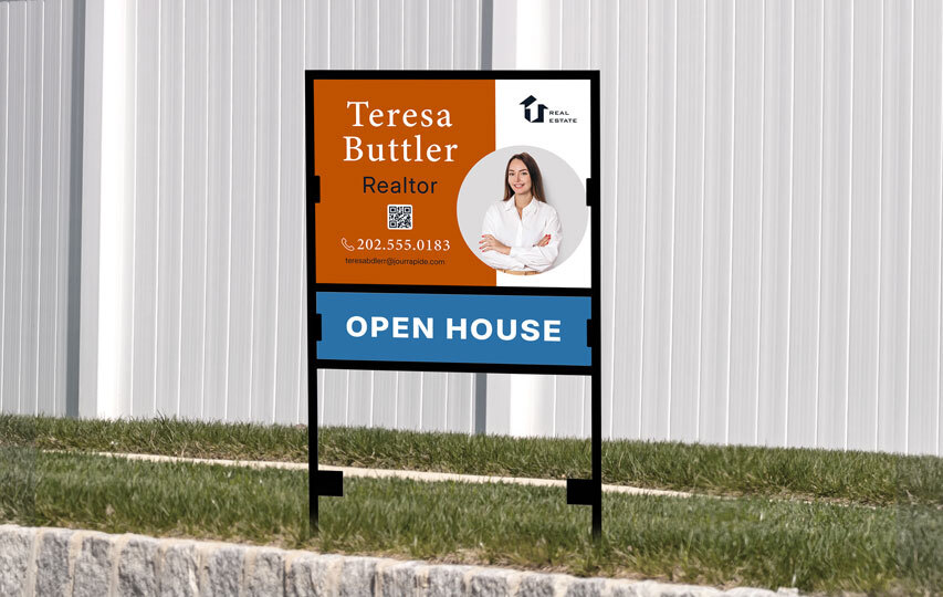 Realtor Headshot H Frame Sign