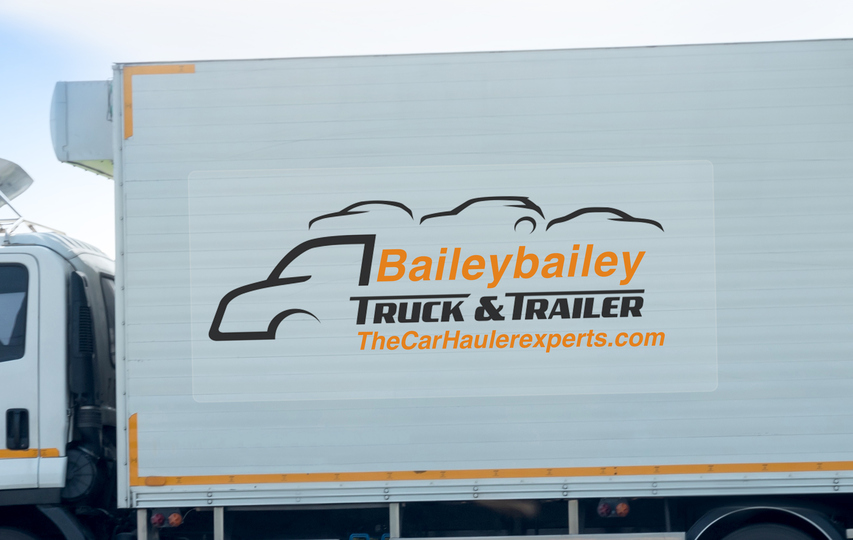 Truck Dealership Trailer Decal