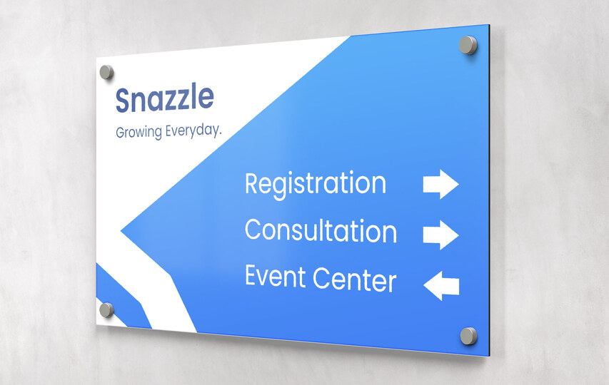 Wayfinding Dibond Sign
