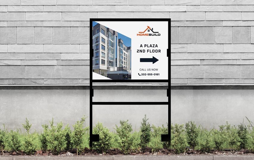 Wayfinding Real Estate H Frame