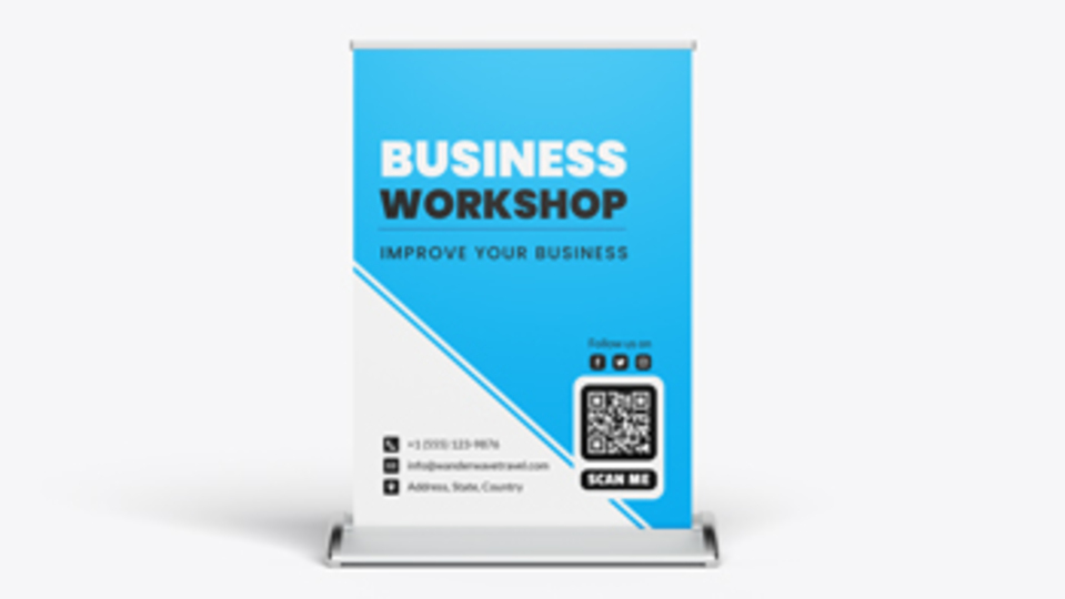 Tabletop Retractable Banner Main