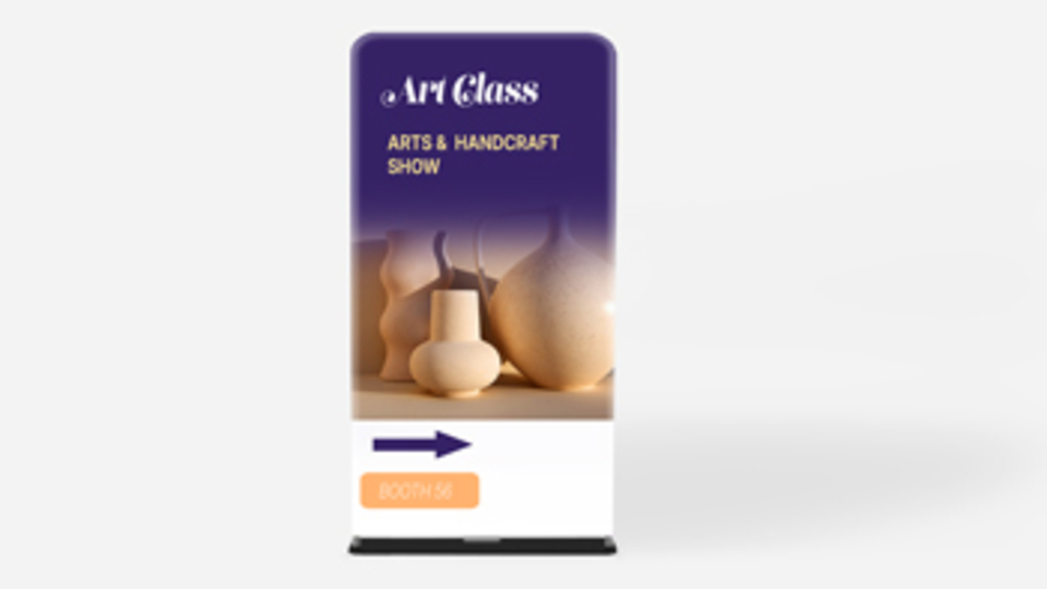 Tension Fabric Stand